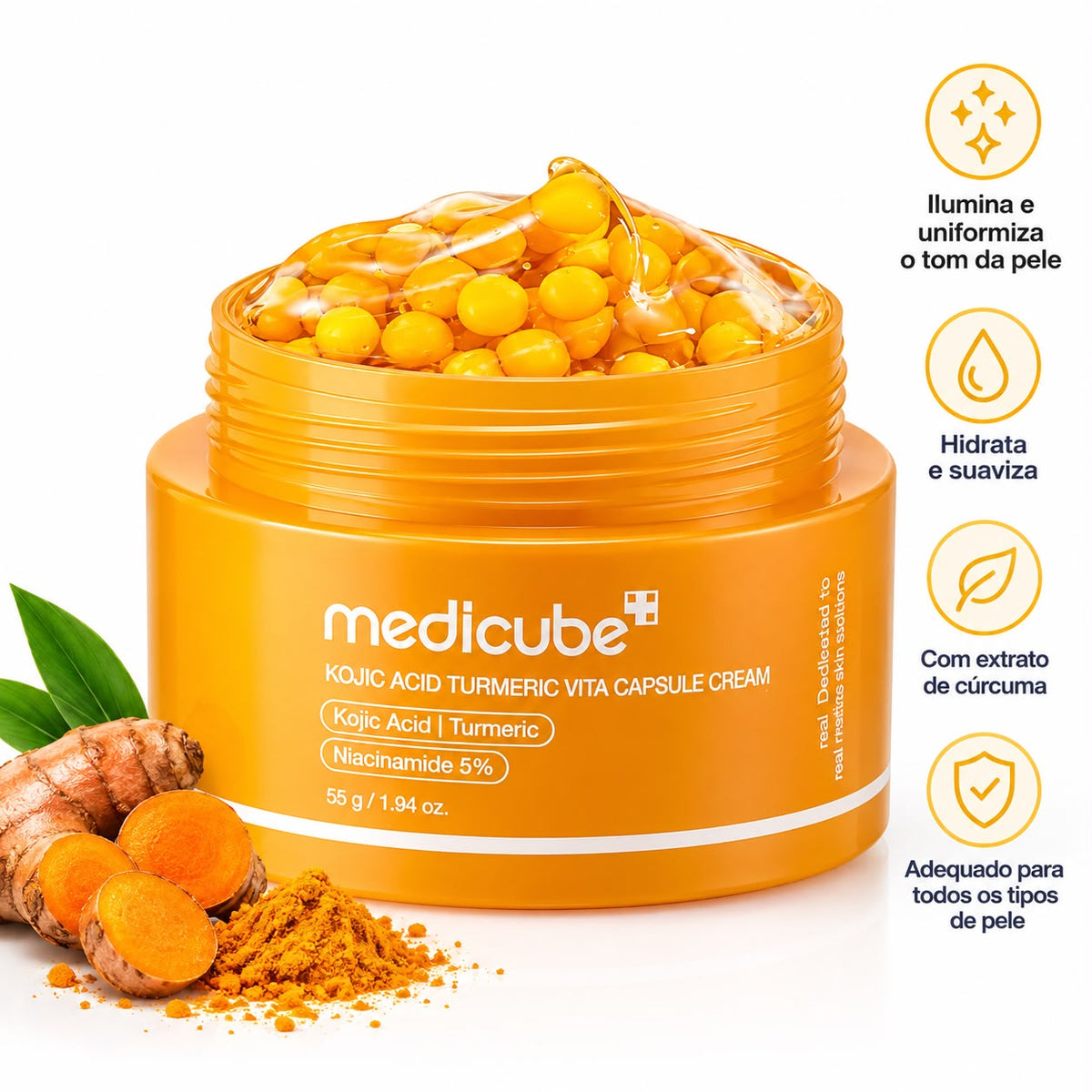 Medicube – Kojic Acid Turmeric Vita Capsule Cream 53g