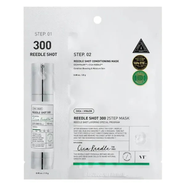 VT Cosmetics – Reedle Shot 300 2-Step Mask, 1pc