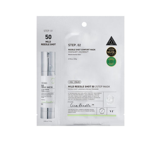 VT Cosmetics – Mild Reedle Shot 50 2-Step Mask, 1pc