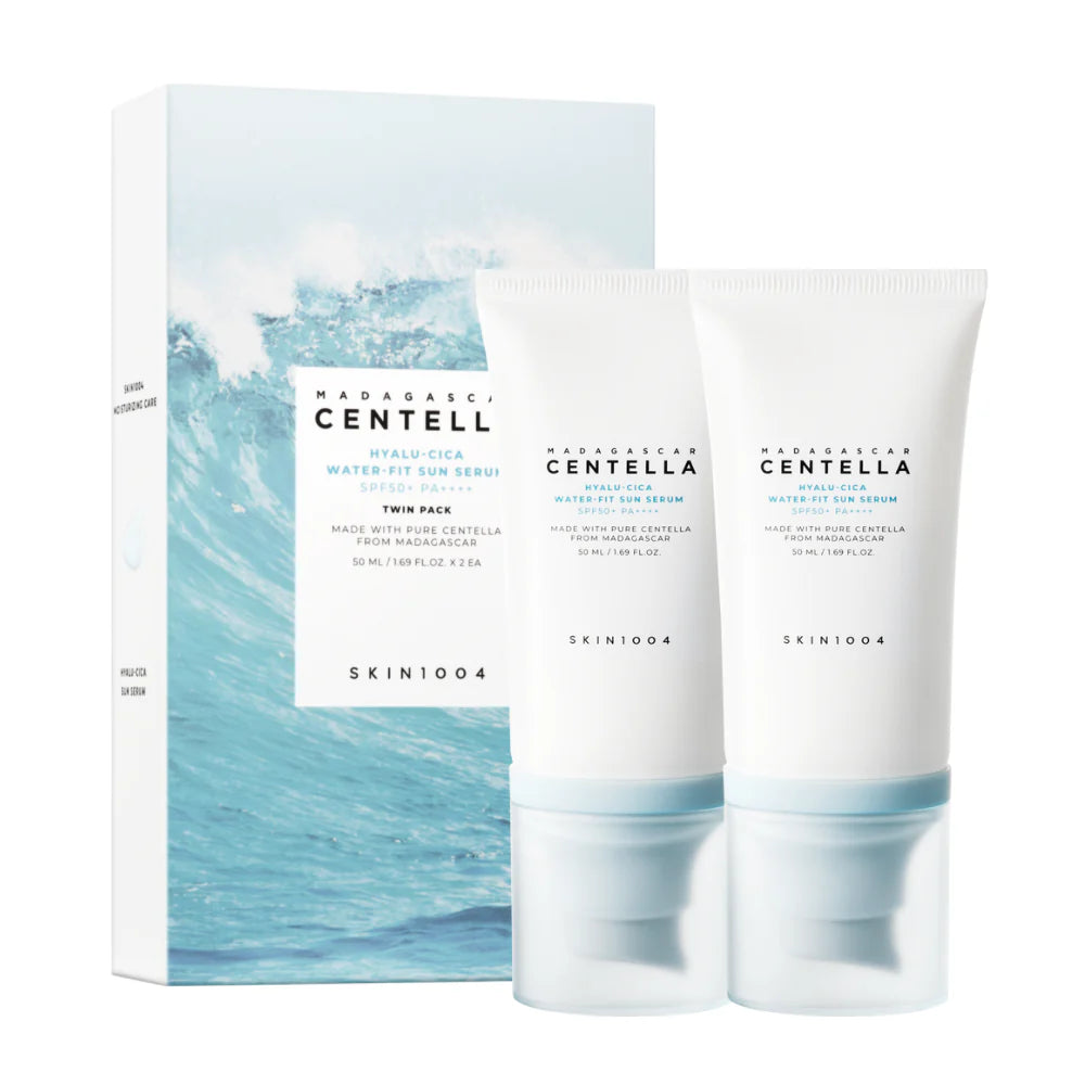 SKIN1004 -Twin Pack: Madagascar Centella Hyalu-Cica Water-Fit Sun Serum, 50ml