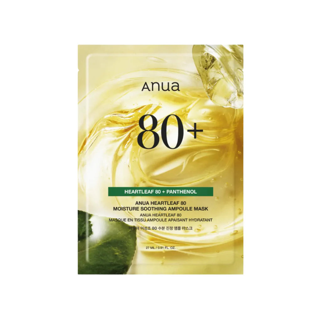 Anua – Heartleaf 80 Moisture Soothing Ampoule Mask