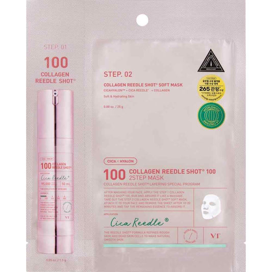 VT Cosmetics – Collagen Reedle Shot 100 2 Step Mask