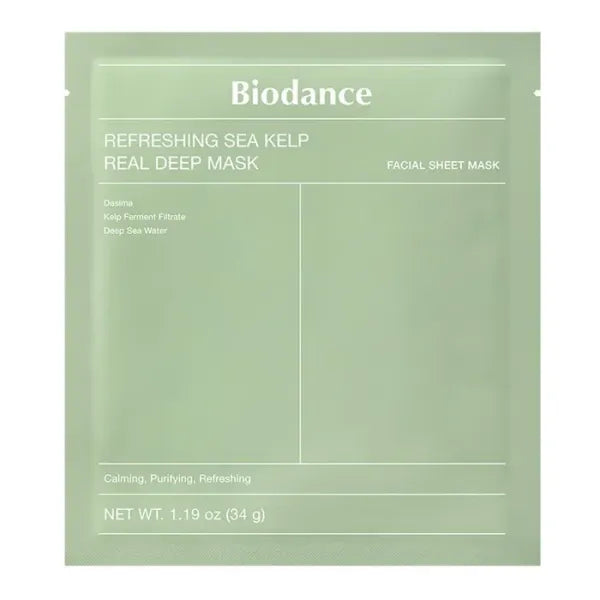 Biodance – Refreshing Sea Kelp Real Deep Mask, 1pcs